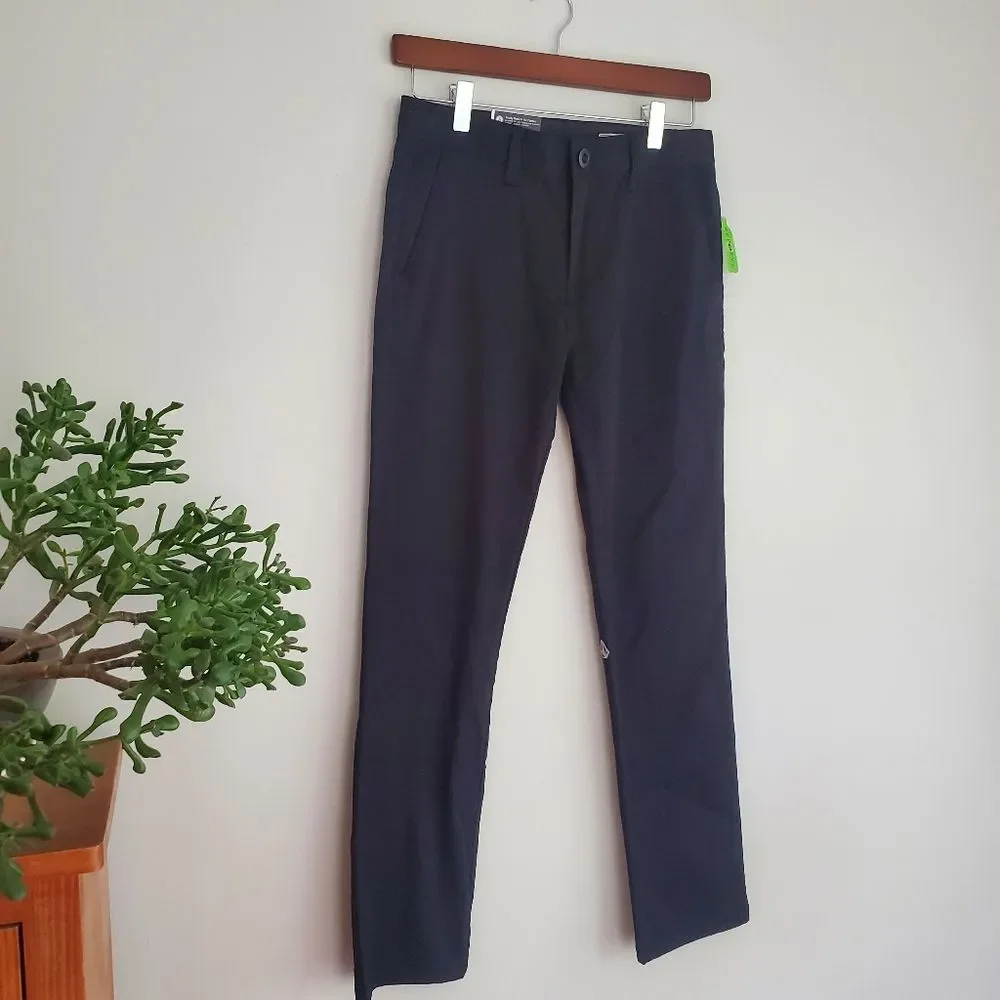 Volcom brand chinos frickin modern straight black youth size 27